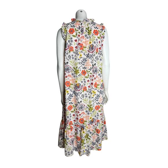 Velvet By Graham And Spencer Dress Women’s Medium Multicolor Floral Sleeveless - Picture 2 of 5
